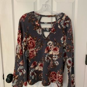 Floral sweater